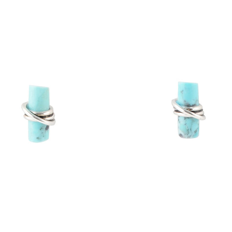 Bar None Turquoise and Sterling Earrings - Barse Jewelry