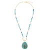 Agate Pendant Jasper Necklace - Barse Jewelry