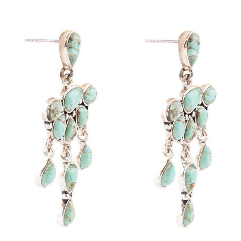Durango Turquoise Multi Stone Post Earrings - Barse Jewelry