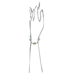 Faceted Turquoise and Sterling Silver Link Bracelet - Barse Jewelry
