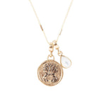 Gemini - Zodiac Charm Necklace - Barse Jewelry