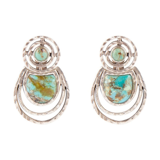 Hypnosis Turquoise and Sterling Silver Earrings