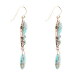 Imara Turquoise Statement Earrings - Barse Jewelry