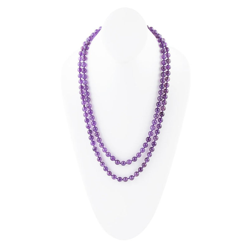 Immeasurable Purple Amethyst Wrap Necklace - Barse Jewelry