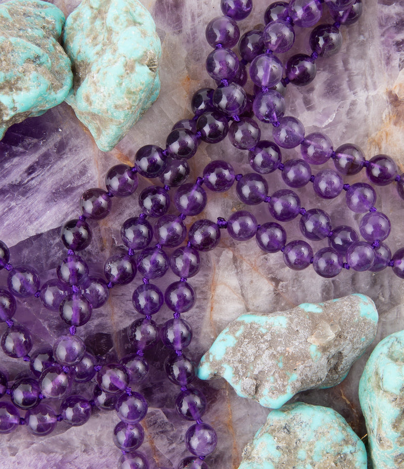 Immeasurable Purple Amethyst Wrap Necklace - Barse Jewelry