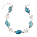 Luna Apatite and Sterling Silver Line bracelet - Barse Jewelry