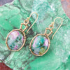 Ruby Zoisite Drop Earrings - Barse Jewelry