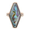 Trillion Abalone Ring - Barse Jewelry