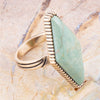 Trillion Green Turquoise Ring - Barse Jewelry