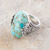 Turquoise Oval Ring - Barse Jewelry