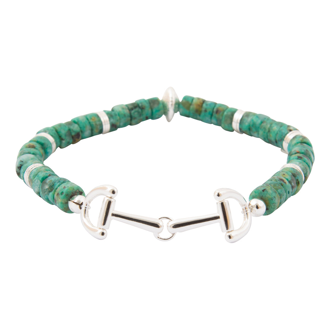 Little Bits Blue Turquoise Silver Bracelet