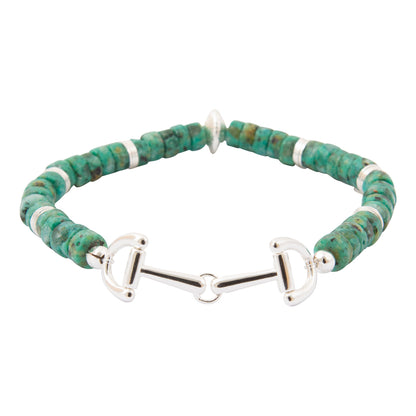 Little Bits Blue Turquoise Silver Bracelet