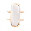 Mother Of Pearl Two Band Ring