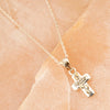 Cross of Love Sterling Silver Pendant Necklace