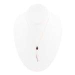 Double Or Nothing Quill Onyx and Sterling Silver Necklace