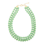Mint Green Quartz Statement Necklace