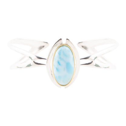 Shine Bright Larimar Cuff Bracelet