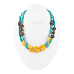 Agave Mixed Stone Statement Necklace - Barse Jewelry