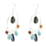 Ajo Abalone Sterling Silver Circle Earrings - Barse Jewelry