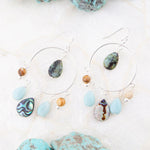 Ajo Abalone Sterling Silver Circle Earrings - Barse Jewelry