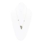 Alpine Green Seraphinite and Golden Necklace - Barse Jewelry
