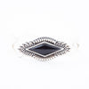 Anemone Black Onyx Sterling Silver Cuff Bracelet - Barse Jewelry