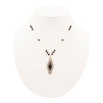 Anemone Long Diamond Black Onyx and Sterling Silver Necklace - Barse Jewelry