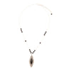 Anemone Long Diamond Black Onyx and Sterling Silver Necklace - Barse Jewelry