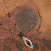 Anemone Long Diamond Black Onyx and Sterling Silver Necklace - Barse Jewelry
