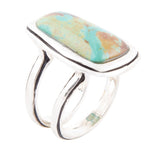 Art Blue Turquoise and Sterling Silver Statement Ring - Barse Jewelry