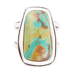 Art Blue Turquoise and Sterling Silver Statement Ring - Barse Jewelry