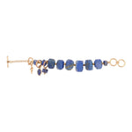 Azul Blue Lapis Chunky Link Bracelet - Barse Jewelry