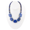 Azul Blue Lapis Golden Statement Necklace - Barse Jewelry
