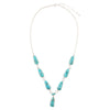 Biwa Blue Turquoise and Sterling Silver Link Necklace - Barse Jewelry