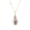 Black Mother of Pearl Golden Pendant Necklace - Barse Jewelry