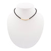 Black Onyx Golden Bar Necklace - Barse Jewelry