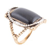 Black Onyx Mixed Metal Statement Ring - Barse Jewelry