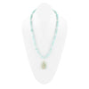 Blue Amazonite Sterling Silver Pendant Necklace - Barse Jewelry