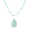 Blue Amazonite Sterling Silver Pendant Necklace - Barse Jewelry