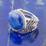 Blue Lapis and Sterling Silver Ring - Barse Jewelry