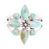 Blue Turquoise and Sterling Silver Statement Rings - Barse Jewelry