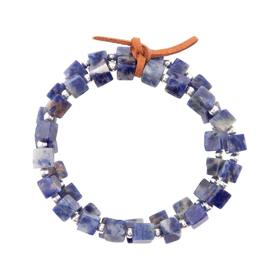 Bluebell Sodalite Stretch Bracelet Set - Barse Jewelry