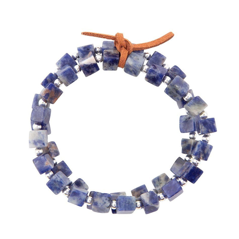Bluebell Sodalite Stretch Bracelet Set - Barse Jewelry
