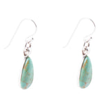 Bold Blue Turquoise and Sterling Silver Drop Earrings - Barse Jewelry