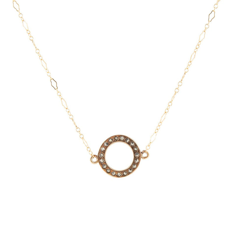 Bronze Marcasite Necklace - Barse Jewelry