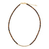 Brown Tiger's Eye Golden Bar Necklace - Barse Jewelry
