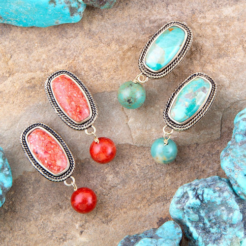 Catalina Orange Sponge Coral Golden Clip - On Earrings - Barse Jewelry