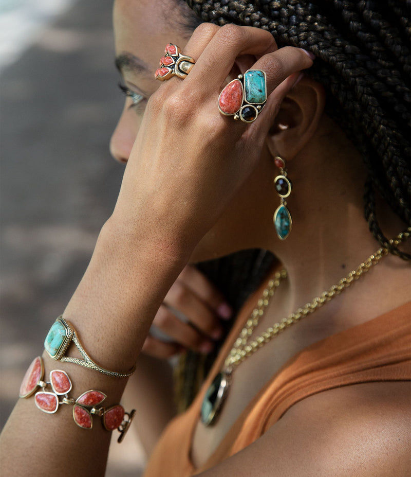 Champion Triple Drop Earrings - Barse Jewelry