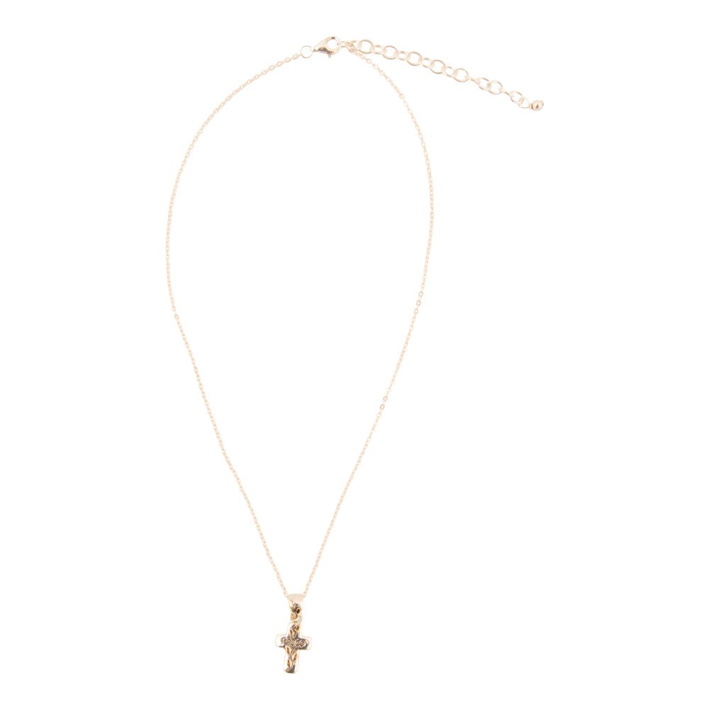 Cross of Love Sterling Silver Pendant Necklace - Barse Jewelry