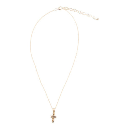 Cross of Love Sterling Silver Pendant Necklace - Barse Jewelry